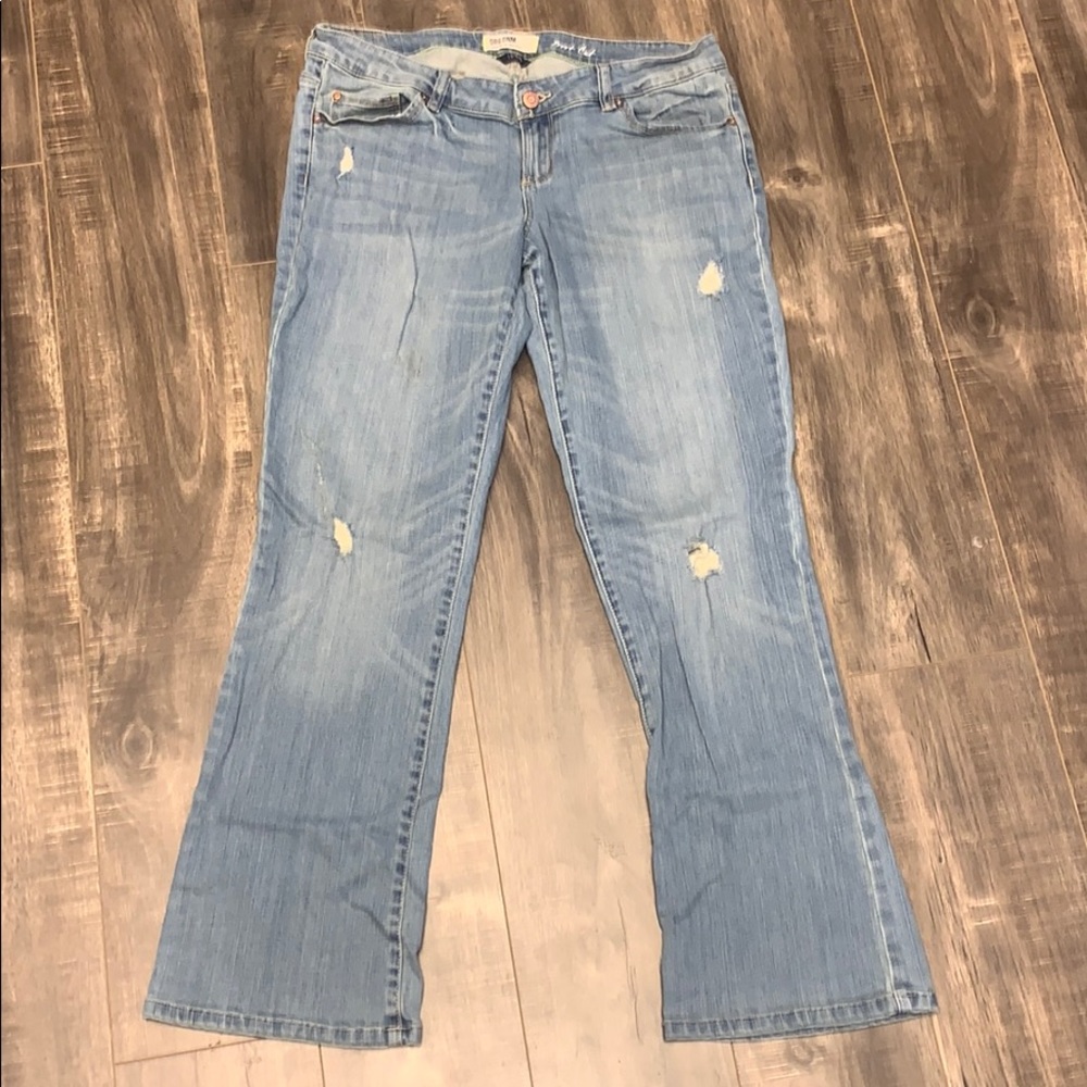 Garage Denim Boot Cut Light Wash Jeans Size 13